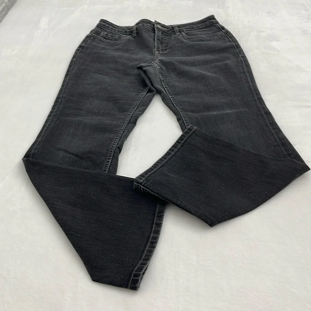 COLDWATER CREEK WOMENS BLACK JEANS SIZE 10P